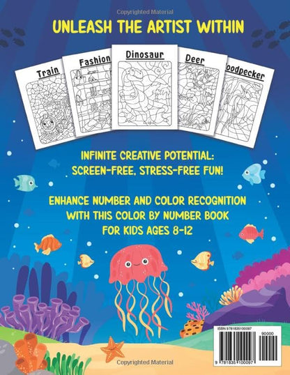 Color by Numbers for Kids ages 8-12: Fun Coloring by Number Activity Book for 8, 9, 10, 11 and 12 Year Old Children | Ages 8-10, 10-12