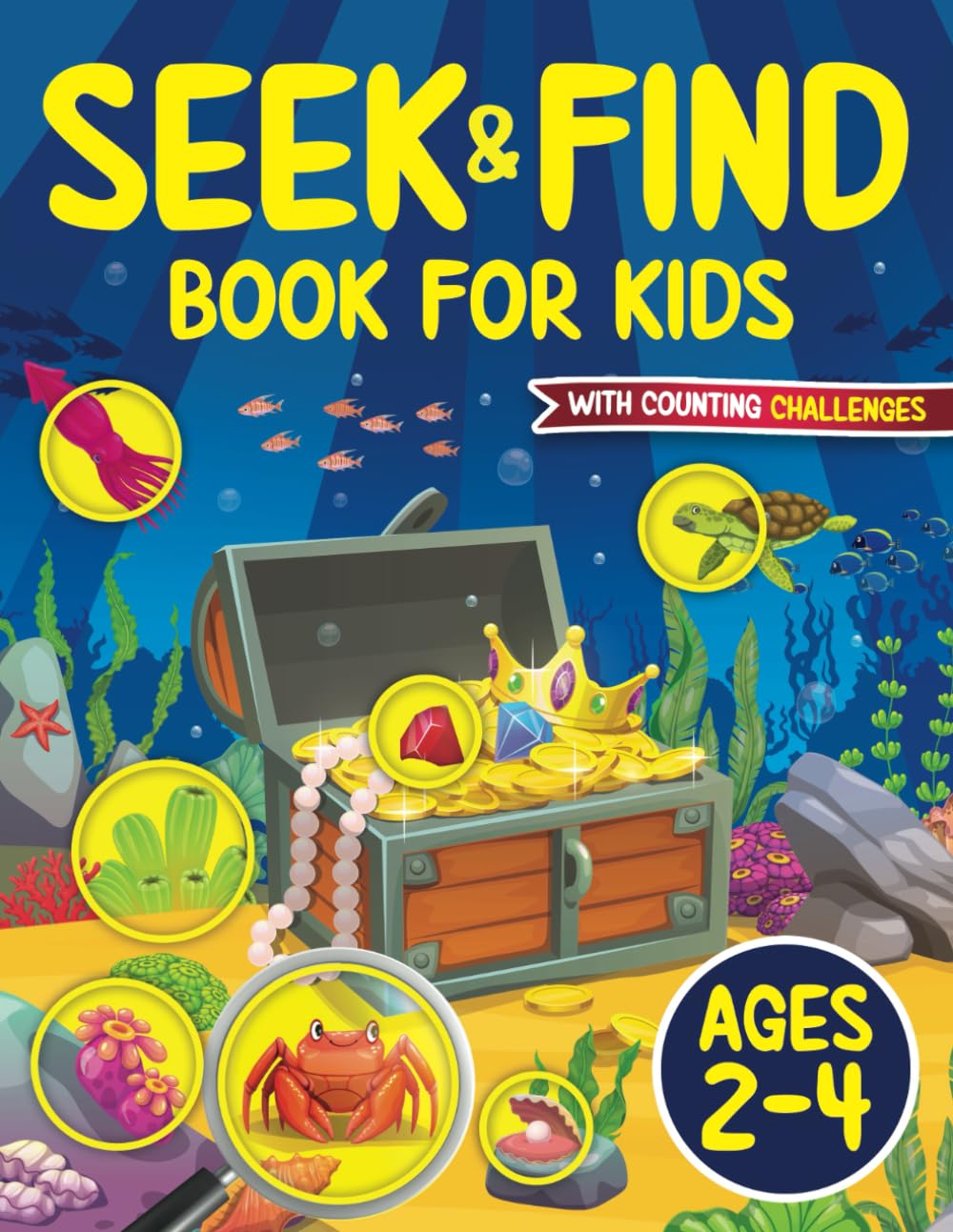 Seek and Find Book for Kids ages 2-4: Search and Find Hidden Picture Activity Book for 2, 3 and 4 Year Old Children | 2-3, 3-4